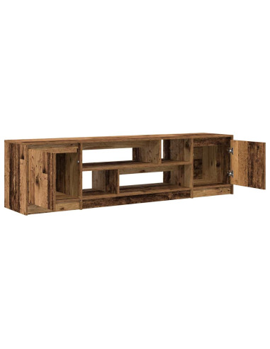 Mobile Porta TV Legno Antico 188,5x41x50 cm in Truciolato