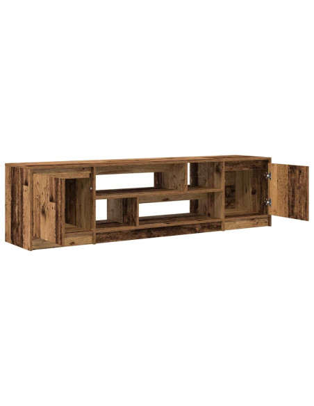 Mobile Porta TV Legno Antico 188,5x41x50 cm in Truciolato