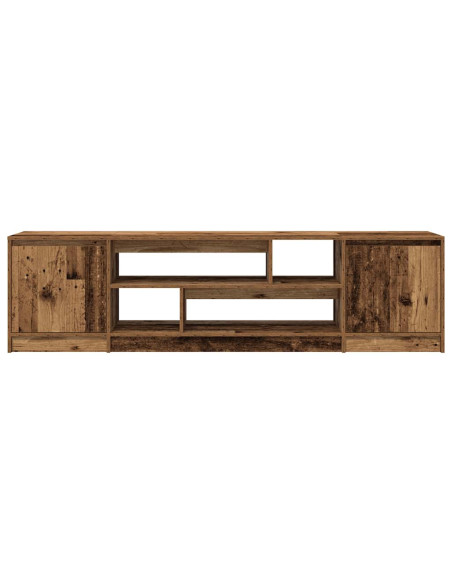 Mobile Porta TV Legno Antico 188,5x41x50 cm in Truciolato