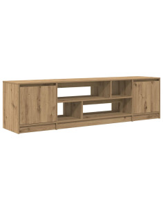 Mobile Porta TV Rovere Artigianale 188,5x41x50cm in Truciolato 2