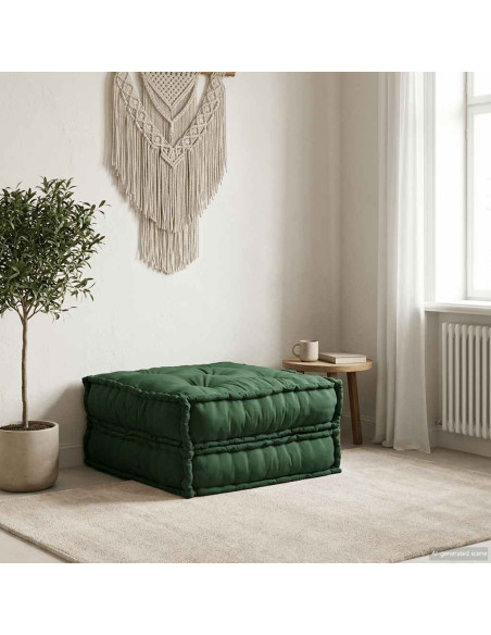 Divano Componibile Verde 70x70x36 in Tessuto