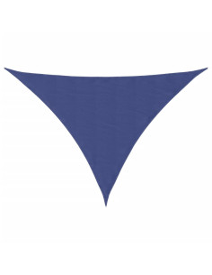 Parasole a Vela Oxford Triangolare 2,5x2,5x3,5 m Blu