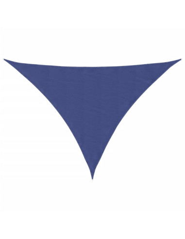Parasole a Vela Oxford Triangolare 2,5x2,5x3,5 m Blu