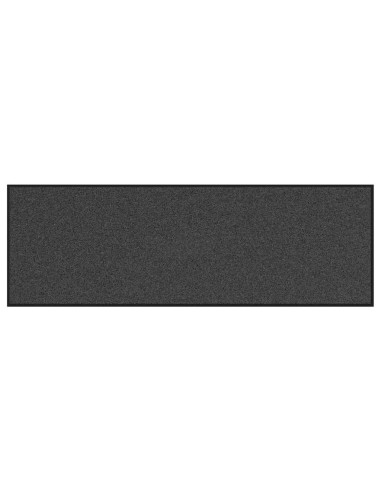Tappetino Antracite e Nero 60 x 180 cm 100% Poliammide