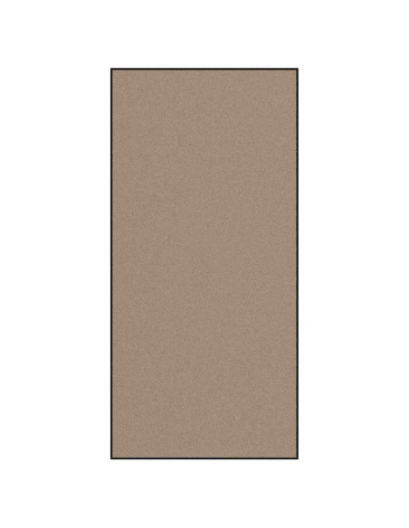 Tappetino Beige e Nero 120 x 250 cm 100% Poliammide