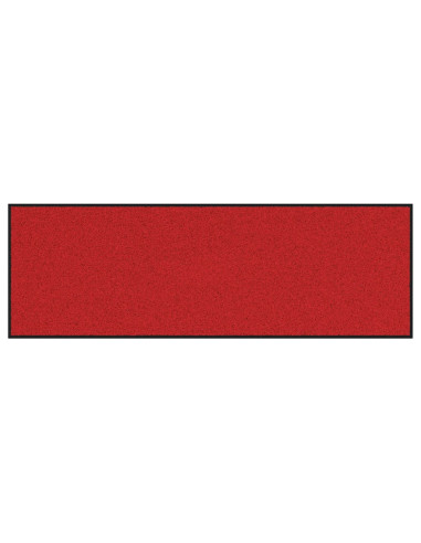 Tappetino Rosso e Nero 60 x 180 cm 100% Poliammide