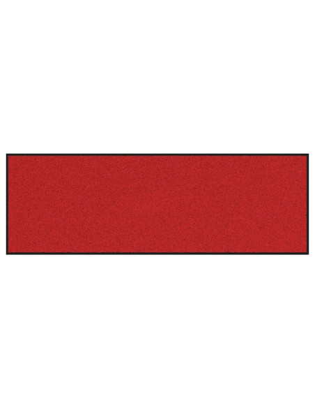 Tappetino Rosso e Nero 60 x 180 cm 100% Poliammide