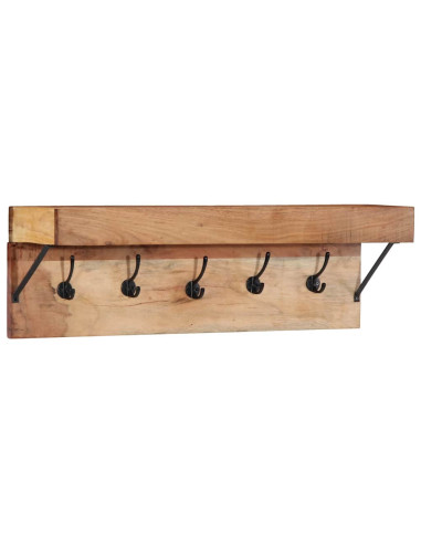 Appendiabiti Marrone 73 x 19 x 23 cm Legno massello di acacia