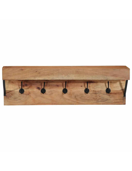 Appendiabiti Marrone 73 x 19 x 23 cm Legno massello di acacia
