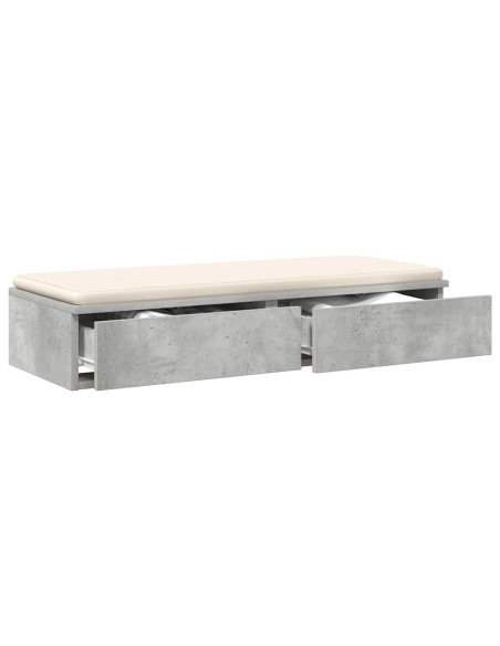 Cassetti per letto Grigio cemento 80 x 36,5 x 16,5 cm