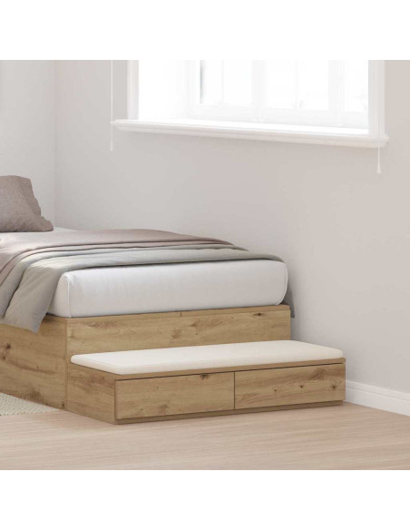 Cassetti per letto Rovere artigianale 80 x 36,5 x 16,5 cm