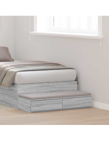 Cassetti per letto Grigio Sonoma 90 x 36,5 x 16,5 cm
