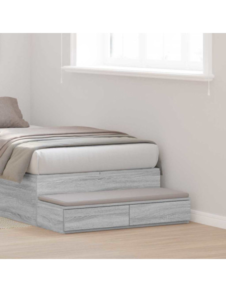 Cassetti per letto Grigio Sonoma 90 x 36,5 x 16,5 cm