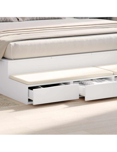 Cassetti per letto con cassetto Bianco 180 x 36,5 x 16,5 cm