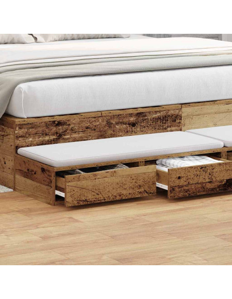 Cassetti per letto Legno vecchio 180 x 36,5 x 16,5 cm