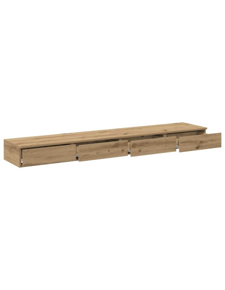 Cassetti per letto Rovere artigianale 180 x 36,5 x 16,5 cm