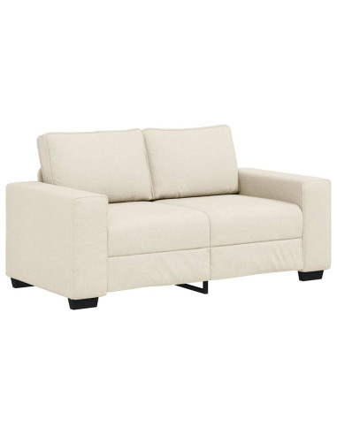 Divano 3 pcs Beige 221 x 80 x 82 cm Tessuto misto lino