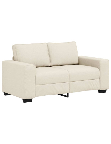 Divano 3 pcs Beige 221 x 80 x 82 cm Tessuto misto lino