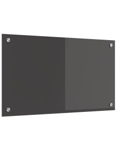 Schienale da cucina Grigio scuro 70 x 40 cm vetro temperato