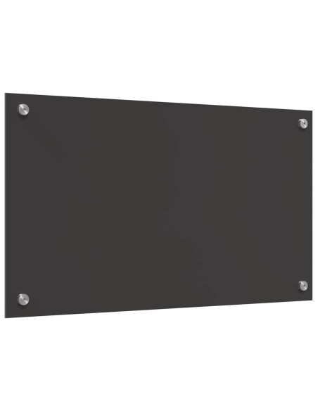 Schienale da cucina Grigio scuro 70 x 40 cm vetro temperato