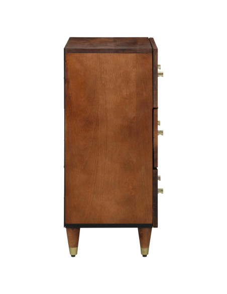 Credenza Marrone 60 x 33 x 75 cm Legno di mango massello