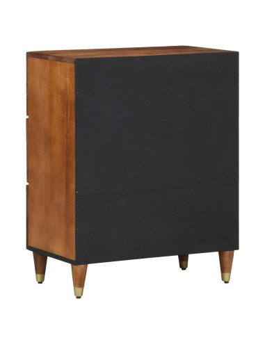 Credenza Marrone 60 x 33 x 75 cm Legno di mango massello