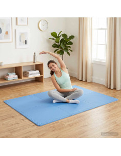 Tappeti 50 pcs Blu 18 m² Schiuma EVA