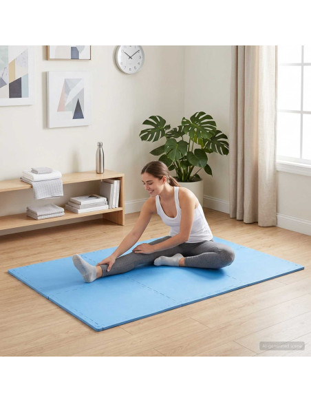 Tappeti 12 pcs Blu 4,32 m² Schiuma EVA