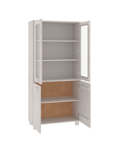 Credenza HAMAR in Legno Massello di Pino Bianca