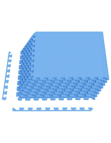 Tappeti 24 pcs Blu 8,64 m² Schiuma EVA