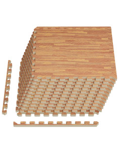 Tappeti 12 pcs legno 4,32 m² Schiuma EVA 2