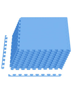 Tappeti 40 pcs Blu 14,4 m² Schiuma EVA 2