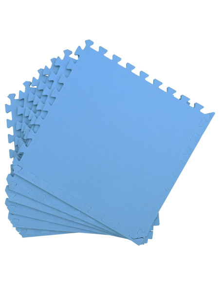 Tappeti 40 pcs Blu 14,4 m² Schiuma EVA
