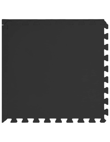 Tappeti 50 pcs Nero 18 m² Schiuma EVA