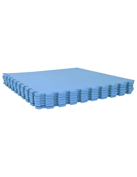 Tappeti 50 pcs Blu 18 m² Schiuma EVA