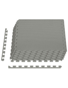 Tappeti 6 pcs Grigio 2,16 m² Schiuma EVA 2