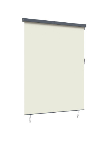 Tenda a rullo Crema 200 x 250 cm Tessuto e Alluminio