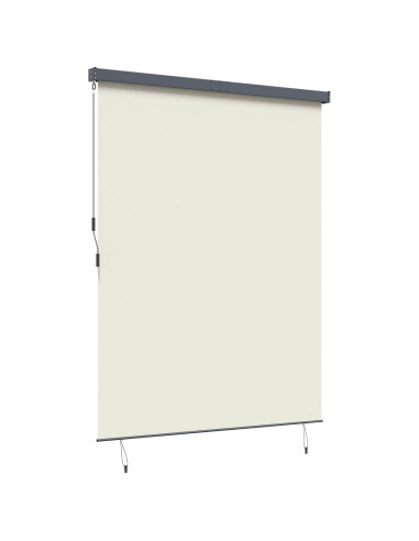 Tenda a rullo Crema 200 x 250 cm Tessuto e Alluminio