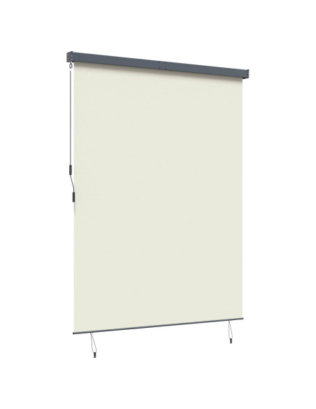 Tenda a rullo Crema 200 x 250 cm Tessuto e Alluminio