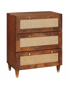 Credenza Marrone 60 x 33 x 75 cm Legno di mango massello