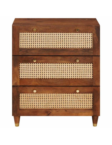 Credenza Marrone 60 x 33 x 75 cm Legno di mango massello