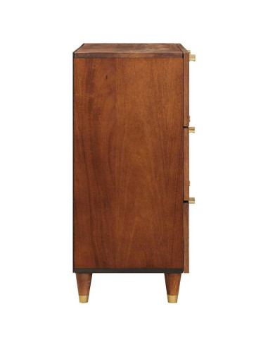 Credenza Marrone 60 x 33 x 75 cm Legno di mango massello