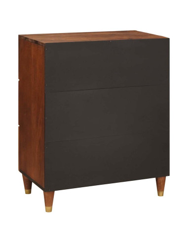 Credenza Marrone 60 x 33 x 75 cm Legno di mango massello