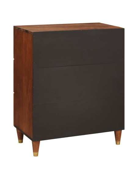 Credenza Marrone 60 x 33 x 75 cm Legno di mango massello