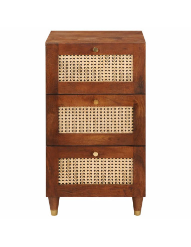 Credenza Marrone 40 x 33,5 x 75 cm Legno di mango massello