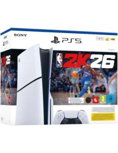 PS5 Console 1TB Ed. White Slim + NBA 2K26 ITA