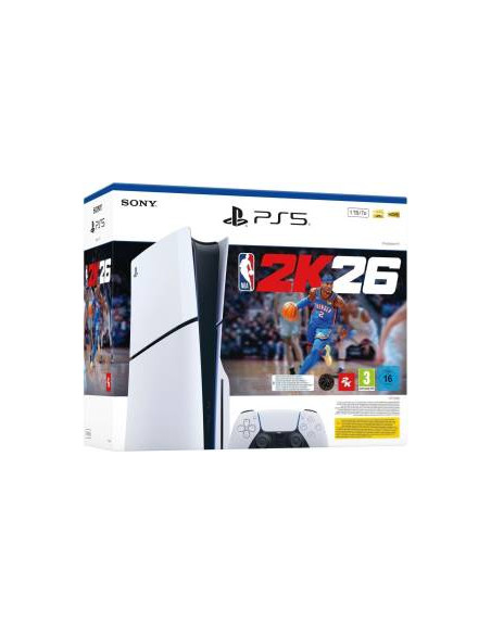 PS5 Console 1TB Ed. White Slim + NBA 2K26 ITA