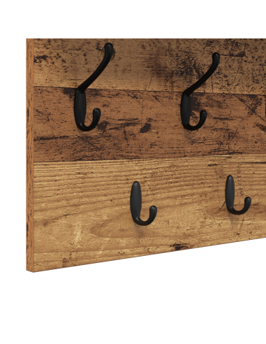 Appendiabiti a muro Legno vecchio 100 x 40 x 12 cm