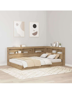 Testata contenitore Rovere artigianale 120 cm Legno multistrato
