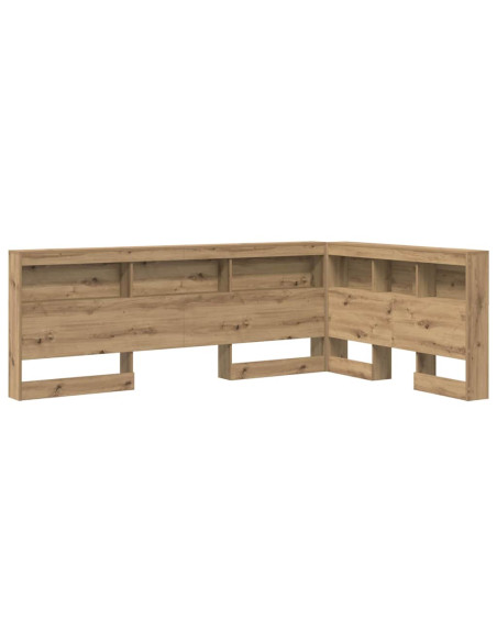 Testata contenitore Rovere artigianale 120 cm Legno multistrato
